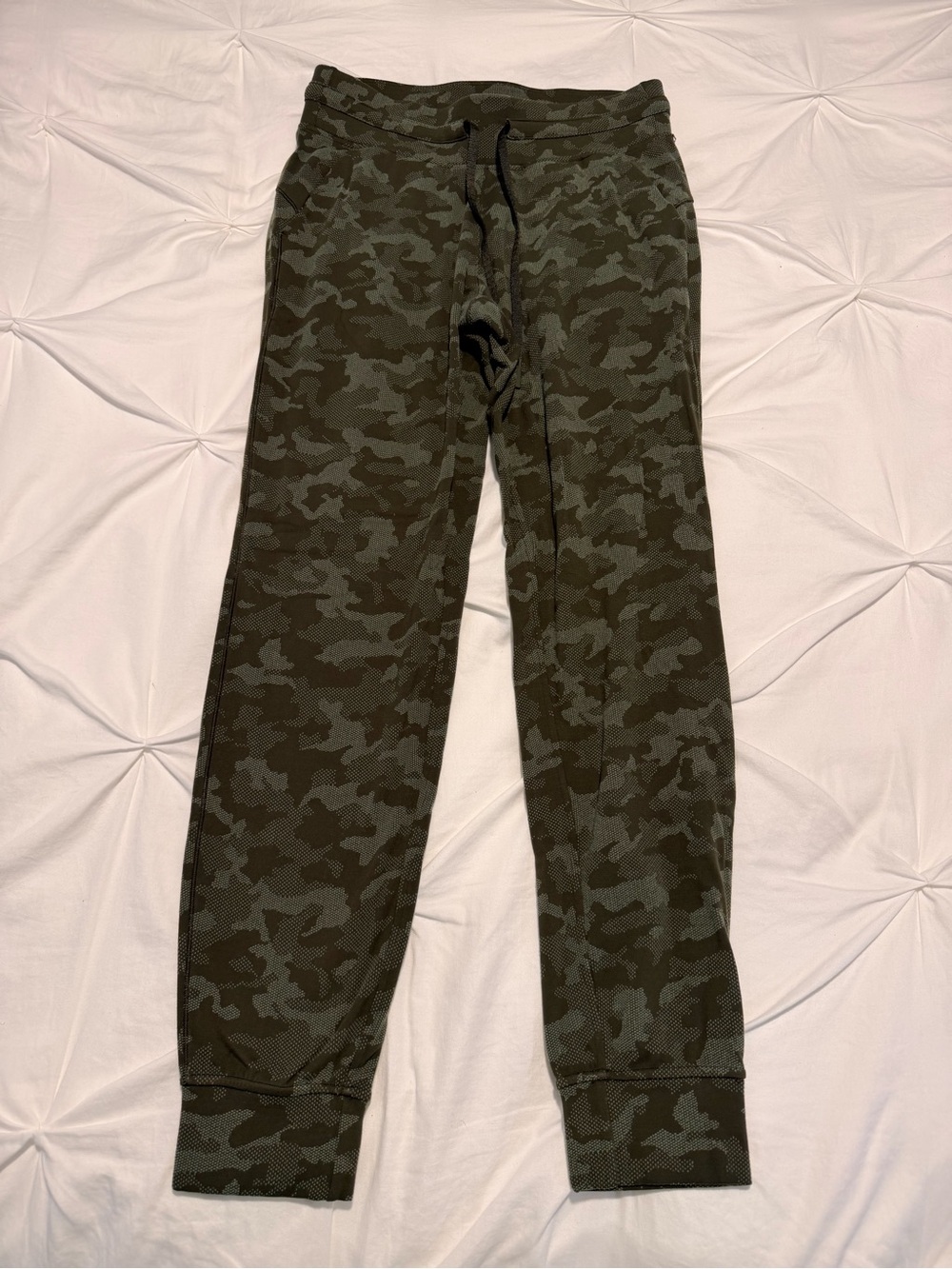 lululemon athletica Olive Green Camo Jogger Pants
